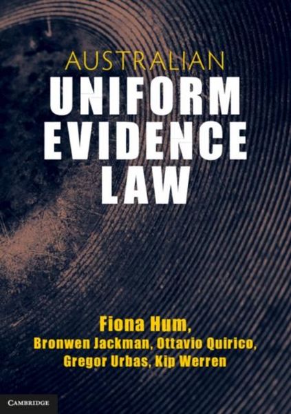 Produktbild: Australian Uniform Evidence Law