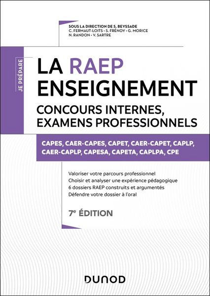 Produktbild: La raep enseignement concours