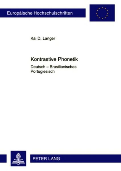 Produktbild: Kontrastive Phonetik