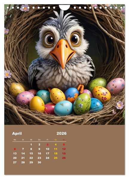 Produktbild: Diese schr&auml;gen V&ouml;gel (Wandkalender 2026 DIN A4 hoch), CALVENDO Monatskalender