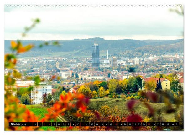 Produktbild: Jena und Umgebung - Von Jena bis Dornburg (Wandkalender 2026 DIN A2 quer), CALVENDO Monatskalender