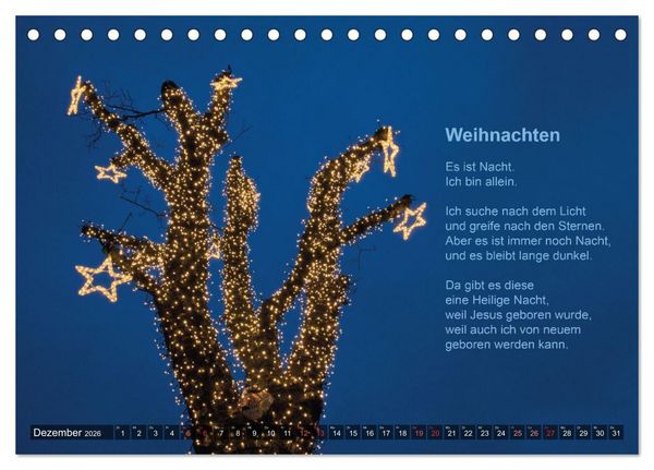 Produktbild: Im Rhythmus der Jahreszeiten und des Kirchenjahres (Tischkalender 2026 DIN A5 quer), CALVENDO Monatskalender