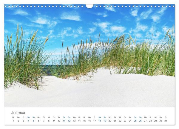 Produktbild: Deutsche K&uuml;ste - Nordsee und Ostsee (Wandkalender 2026 DIN A3 quer), CALVENDO Monatskalender