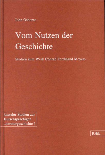 Produktbild: Vom Nutzen der Geschichte