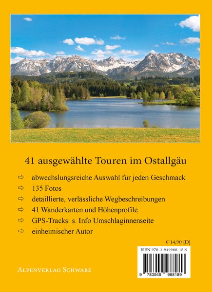 Produktbild: Lieblings-Wanderungen Ostallg&auml;u