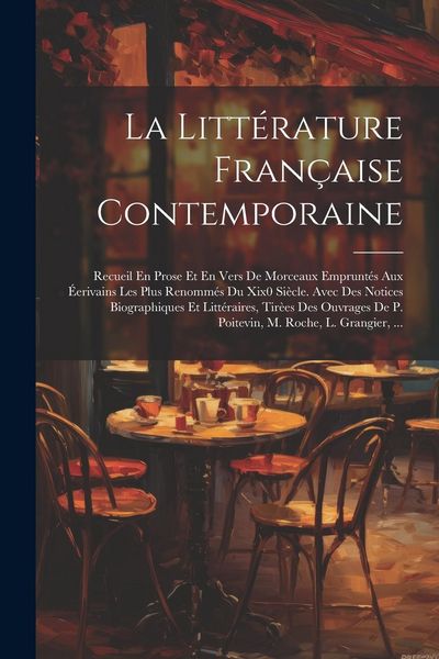 Produktbild: La Litt&eacute;rature Fran&ccedil;aise Contemporaine: Recueil En Prose Et En Vers De Morceaux Emprunt&eacute;s Aux &Eacute;erivains Les Plus Renomm&eacute;s Du Xix0 Si&egrave;cle. Avec Des Not
