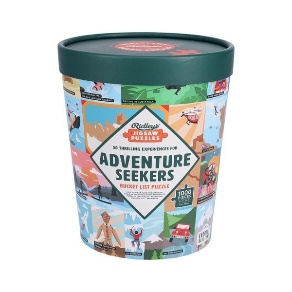 Produktbild: 50 Thrilling Experiences for Adventure Seekers 1000-Piece Bucket List Jigsaw Puzzle