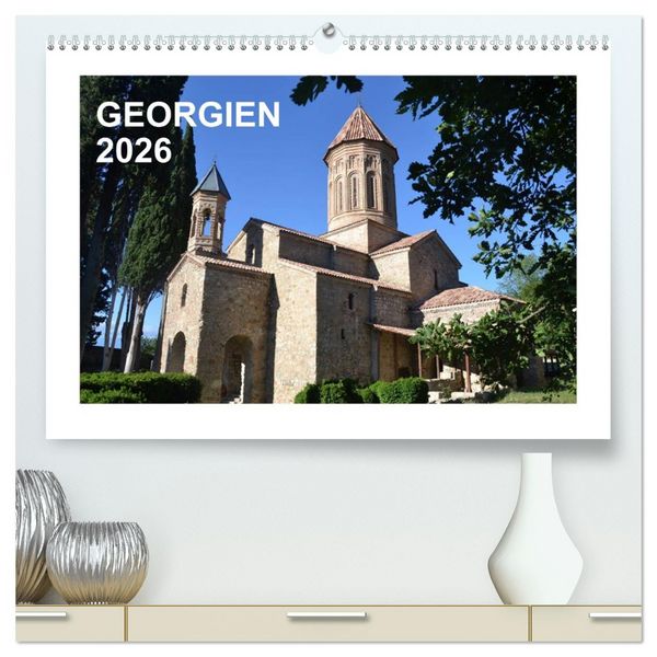 Produktbild: GEORGIEN 2026 (hochwertiger Premium Wandkalender 2026 DIN A2 quer), Kunstdruck in Hochglanz
