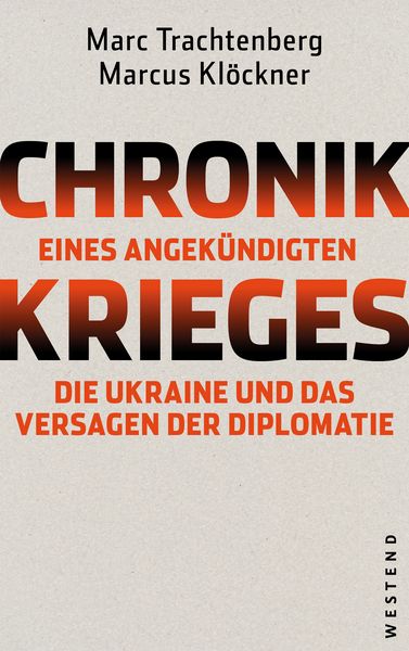 Produktbild: Chronik eines angek&uuml;ndigten Krieges