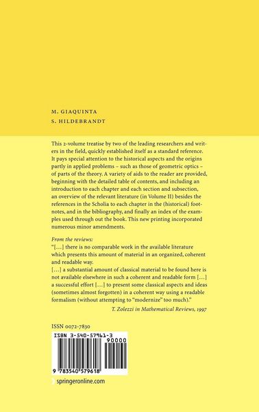 Produktbild: Calculus of Variations II