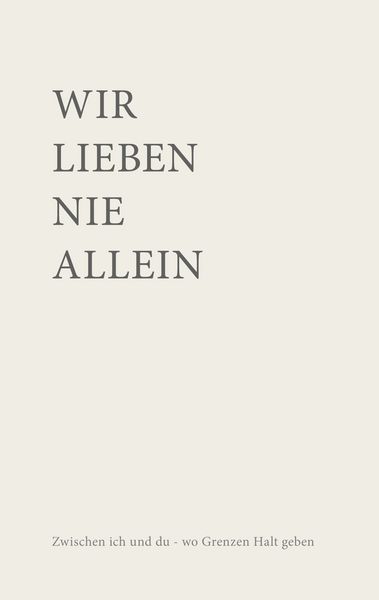 Produktbild: Wir lieben nie allein