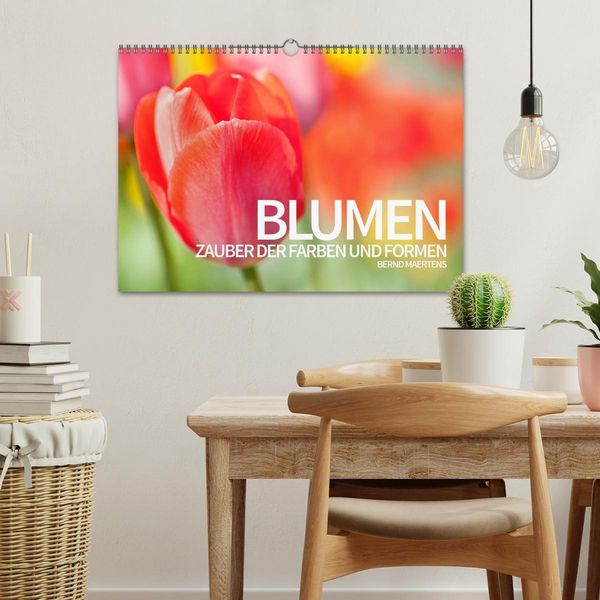 Produktbild: BLUMEN Zauber der Farben und Formen (Wandkalender 2026 DIN A3 quer), CALVENDO Monatskalender