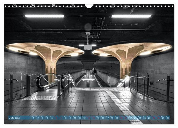 Produktbild: MAINHATTEN architektur kunst (Wandkalender 2026 DIN A3 quer), CALVENDO Monatskalender