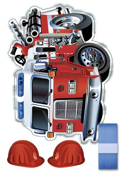 Produktbild: Dekorations-Set "Feuerwehr"