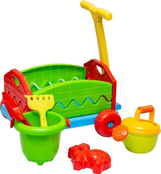 Produktbild: Outdoor Active Nachziehwagen mit Eimergarnitur 6-teilig