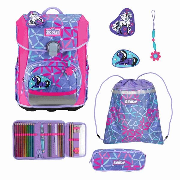 Produktbild: Scout Schulranzen Set Neo, Schulranzen Set, 4tlg, Pony Love
