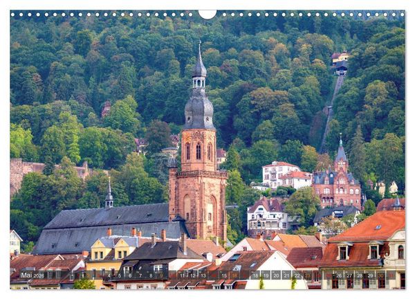 Produktbild: Mein Heidelberg - Unterwegs zwischen Neckar und Altstadt (Wandkalender 2026 DIN A3 quer), CALVENDO Monatskalender