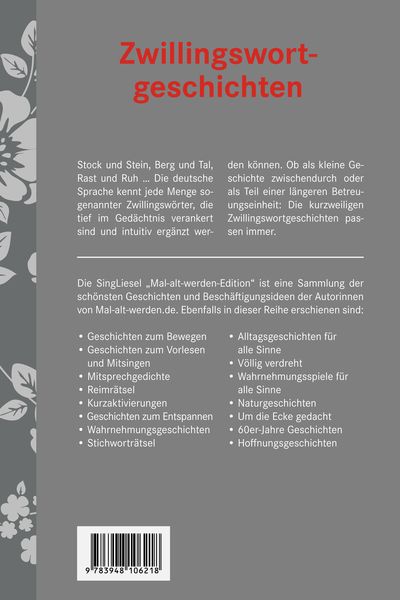 Produktbild: Demenz Besch&auml;ftigung - Zwillingswortgeschichten f&uuml;r Senioren