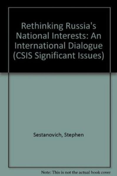 Produktbild: Rethinking Russia's National Interests