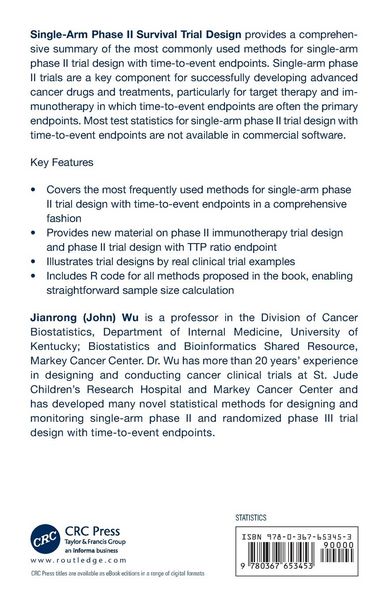 Produktbild: Single-Arm Phase II Survival Trial Design