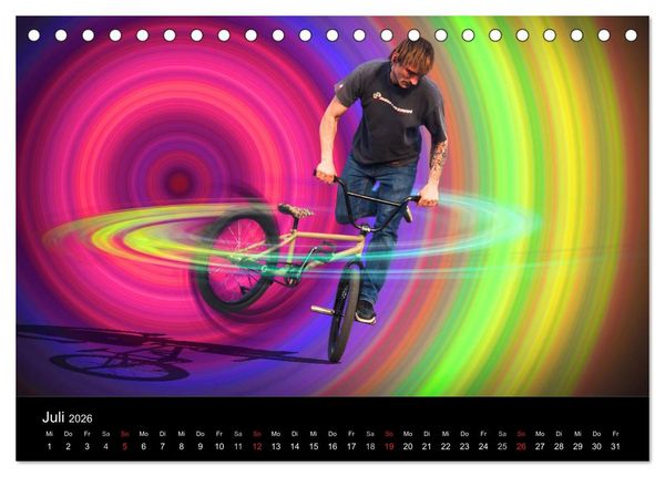 Produktbild: BMX My Life (Tischkalender 2026 DIN A5 quer), CALVENDO Monatskalender