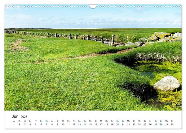 Produktbild: Deutsche K&uuml;ste - Nordsee und Ostsee (Wandkalender 2026 DIN A3 quer), CALVENDO Monatskalender