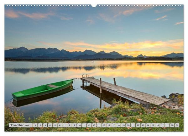 Produktbild: Wundersch&ouml;nes Bayern (Wandkalender 2027 DIN A2 quer), CALVENDO Monatskalender