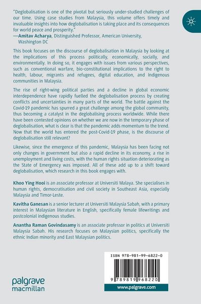 Produktbild: Social and Political Deglobalisation