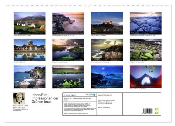 Produktbild: Irland/Eire - Impressionen der Gr&uuml;nen Insel (Wandkalender 2026 DIN A2 quer), CALVENDO Monatskalender