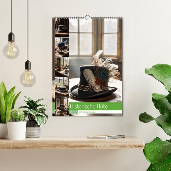 Produktbild: Historische H&uuml;te - stilvoll und elegant (Wandkalender 2027 DIN A3 hoch), CALVENDO Monatskalender