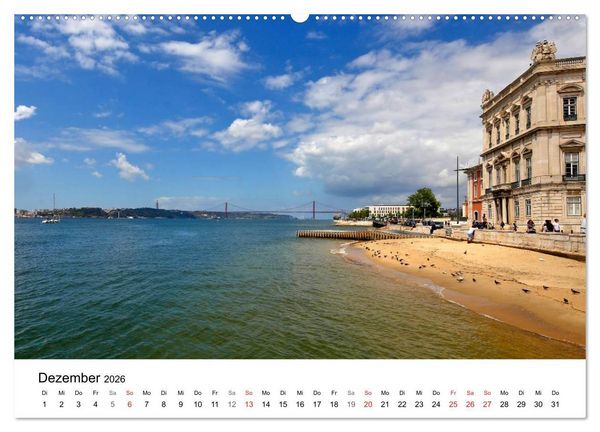 Produktbild: Lissabon Highlights von Petrus Bodenstaff (hochwertiger Premium Wandkalender 2026 DIN A2 quer), Kunstdruck in Hochglanz