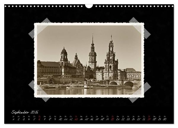 Produktbild: Dresden - Ein Kalender mit Fotografien wie aus einem alten Fotoalbum (Wandkalender 2026 DIN A3 quer), CALVENDO Monatskalender