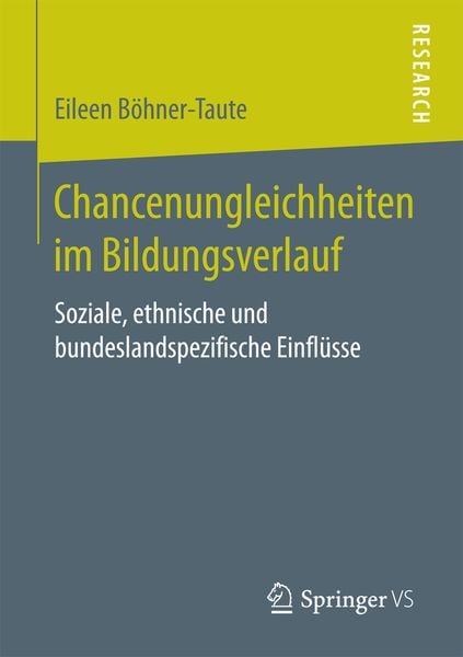 Produktbild: Chancenungleichheiten im Bildungsverlauf