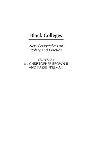 Produktbild: Black Colleges