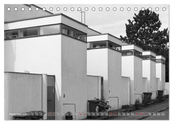 Produktbild: Die Weissenhof - Siedlung (Tischkalender 2026 DIN A5 quer), CALVENDO Monatskalender