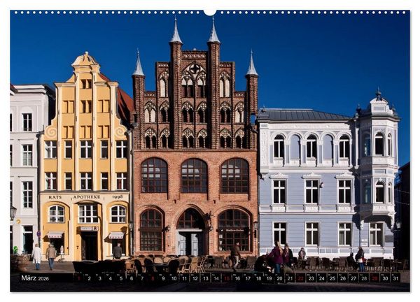 Produktbild: Ostseeperle Stralsund (Wandkalender 2026 DIN A2 quer), CALVENDO Monatskalender