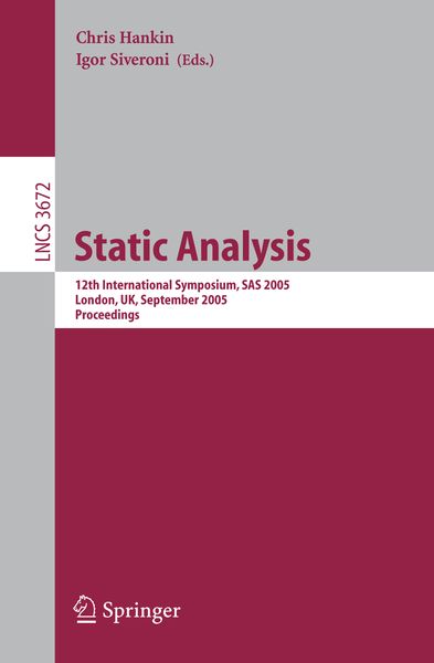 Produktbild: Static Analysis