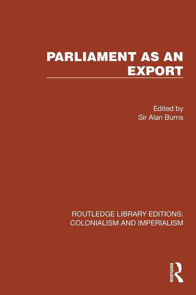 Produktbild: Parliament as an Export