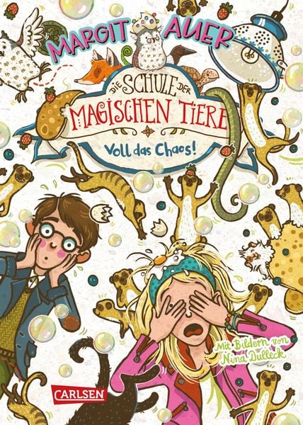 Die Schule der magischen Tiere 12: Voll das Chaos!, Gebundene Ausgabe von Margit Auer, Carlsen