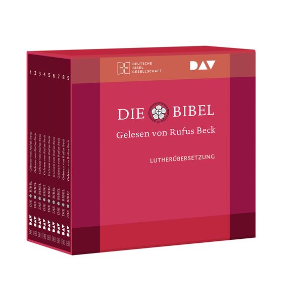 Produktbild: Die Bibel. Gelesen von Rufus Beck. Luther&uuml;bersetzung 2017 mit Apokryphen.