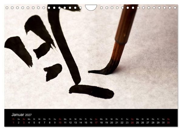 Produktbild: Detail Liebe &ndash; Japanische Miniaturen (Wandkalender 2027 DIN A4 quer), CALVENDO Monatskalender