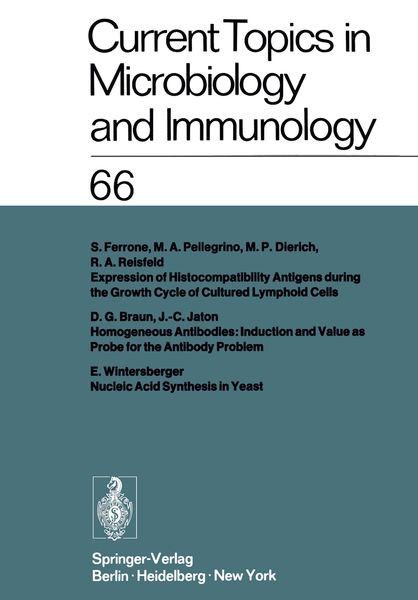 Produktbild: Current Topics in Microbiology and Immunology