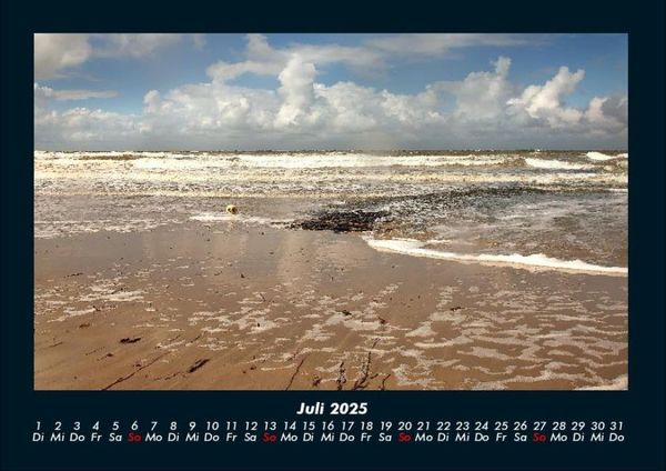 Produktbild: Nordsee 2025 Fotokalender DIN A4
