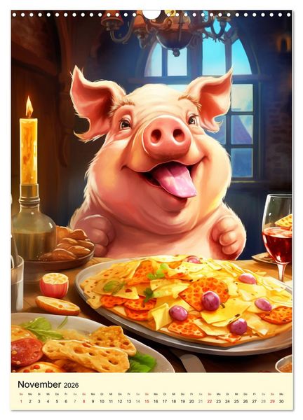 Produktbild: Bauernhof. Tierischer Humor auf dem Land (Wandkalender 2026 DIN A3 hoch), CALVENDO Monatskalender