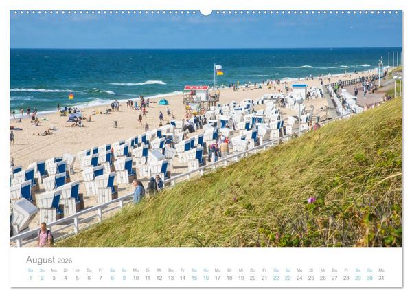 Produktbild: Sylt s&uuml;chtig (hochwertiger Premium Wandkalender 2026 DIN A2 quer), Kunstdruck in Hochglanz