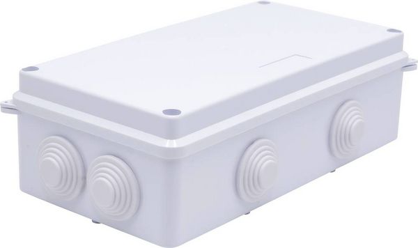 Produktbild: TRU COMPONENTS TC-RA 200x100x70 TC-10239052 Installations-Geh&auml;use ABS Kunststoff Wei&szlig; 1St.