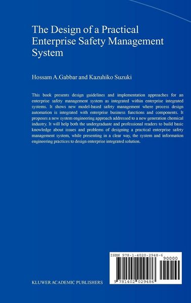 Produktbild: The Design of a Practical Enterprise Safety Management System