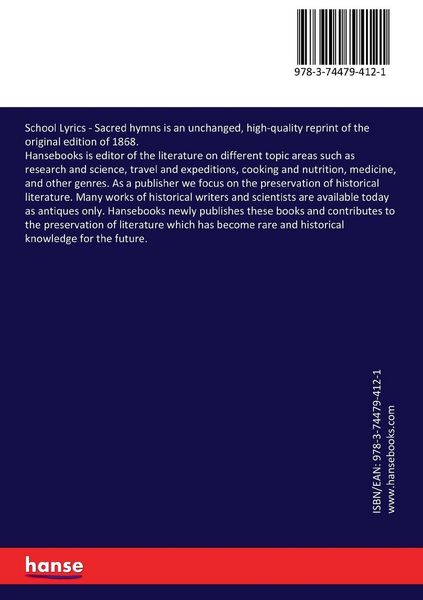 Produktbild: School Lyrics