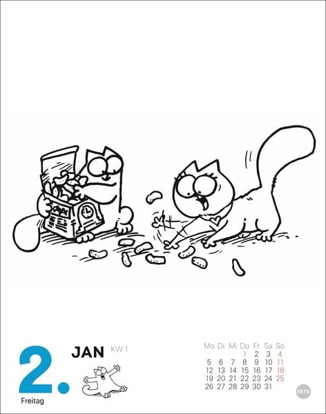 Produktbild: Simons Katze Tagesabreißkalender 2026