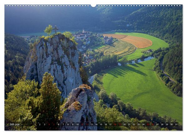 Produktbild: JahresZeiten an der Oberen Donau (Wandkalender 2026 DIN A2 quer), CALVENDO Monatskalender